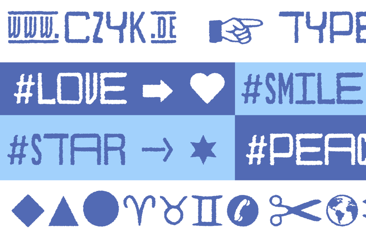 FONT | Czykago Rough, a Sans Serif Font by Typo Graphic Design (Photo 4 of 5)
