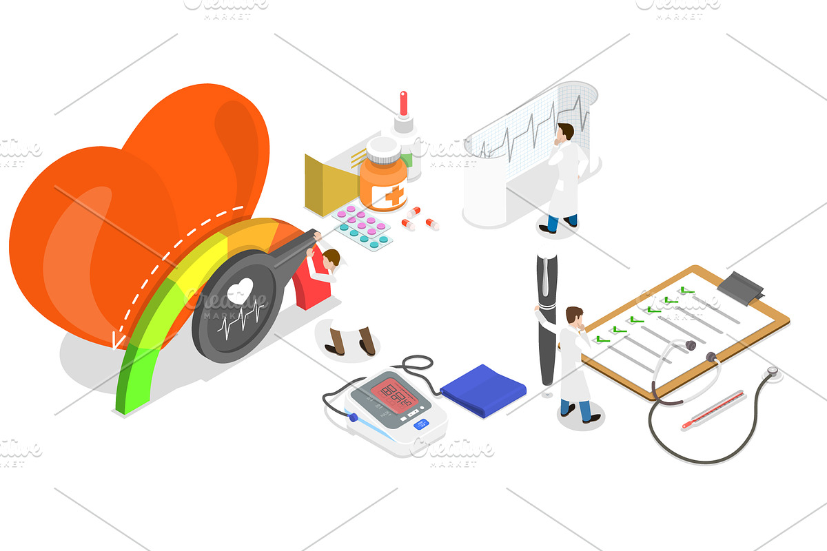 Health & Medicine Set 01, a Healthcare Illustration by AndriiStore (Photo 8 of 11)