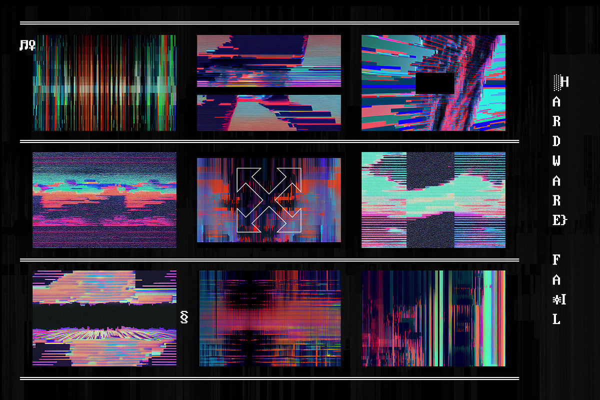 GLITCH_2K Glitch Backgrounds, Extras, a Background Graphic by Ckybe's Corner (Photo 6 of 8)