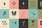 Midcentury Modern SVG Icons, an Outline Icon by Pacific Modern Art (Thumbnail 7 of 9)