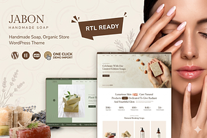 Jabon - Organic Soap WordPress Theme, a WordPress Template by ThemesRain