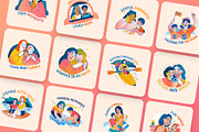 Animated Mothers Day Stickers, an Emoji Icon by Vectors Market (Thumbnail 4 of 5)