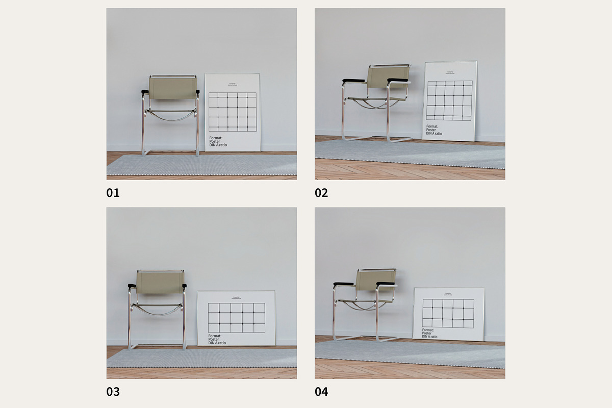 Frame Mockup Set BRAM, a Household Mockup by Bonumo (Photo 2 of 13)