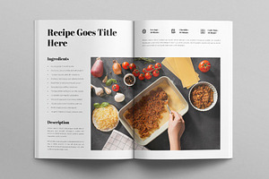 Cook Book Template Recipe Book