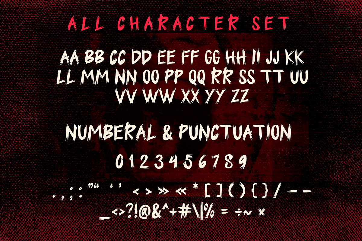 Dracula is a cool Halloween font, a Sans Serif Font by Brown Cupple (Photo 6 of 7)