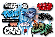 Graffiti Elements Vector Bundle, an Object Illustration by Vector Clash (Thumbnail 2 of 5)