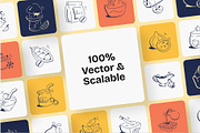 Ingredient Icons, an Outline Icon by Vectors Market (Thumbnail 4 of 8)
