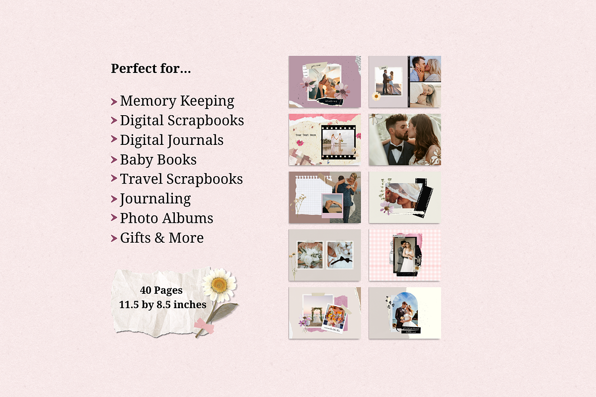 Scrapbook Canva Template, a Social Media Template by Wicked Creative (Photo 12 of 21)