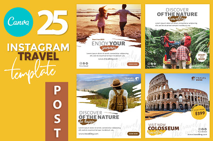 Canva instagram Travel Template, a Social Media Template by illycreative