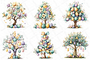 Easter Tree Clipart PNG Bundle, an Illustration by DreamPrint404 (Thumbnail 6 of 6)