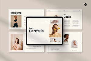 Brand Portfolio Template | Fawn, a Print Template by BoldNStudio