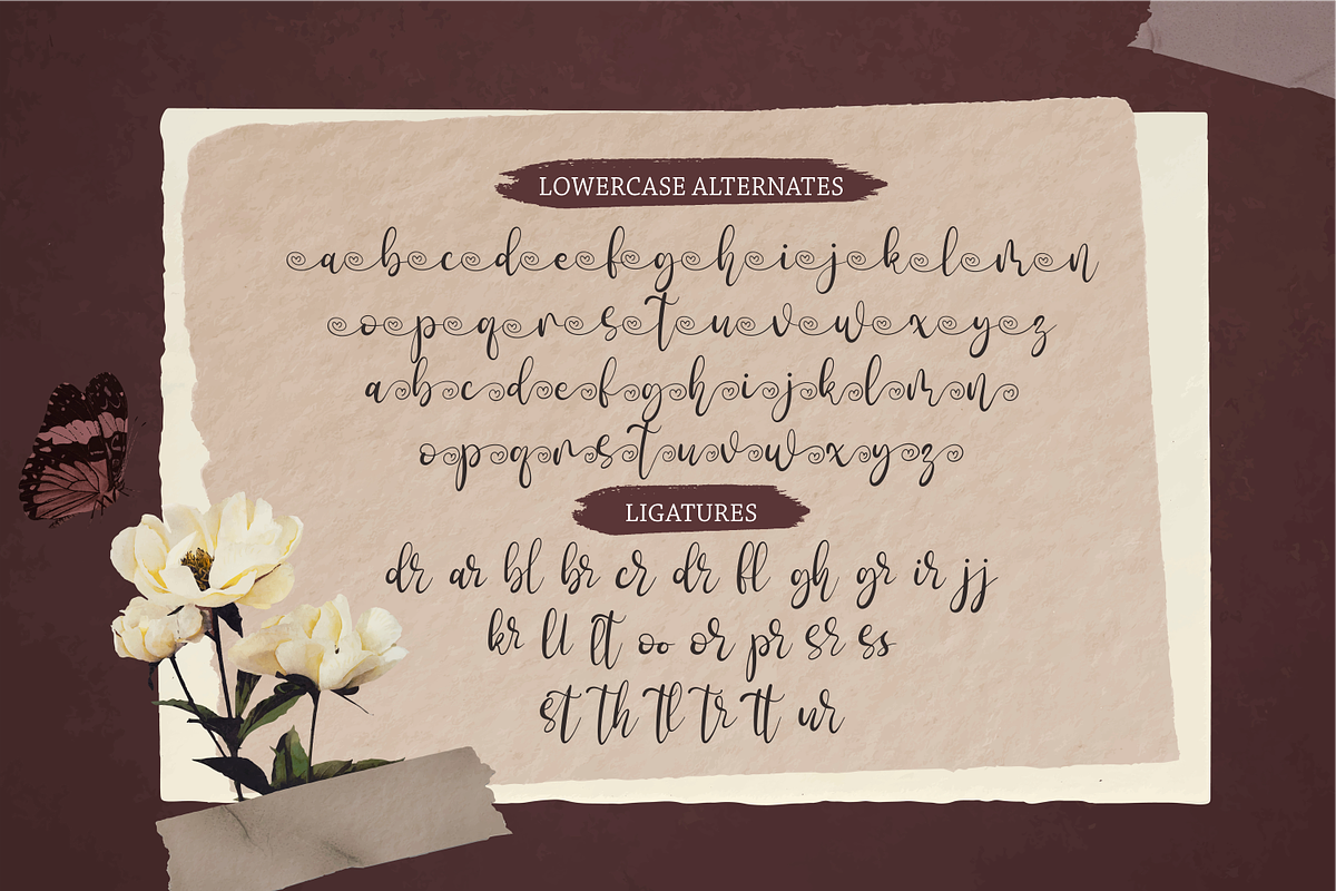 Sightli | Script Handwritten Font, a Script Font by Forberas Club (Photo 10 of 11)