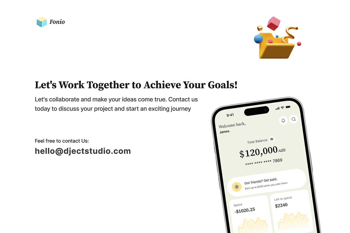Fonio Finance Mobile App Kit, an App Template by DjectStudio (Photo 6 of 6)