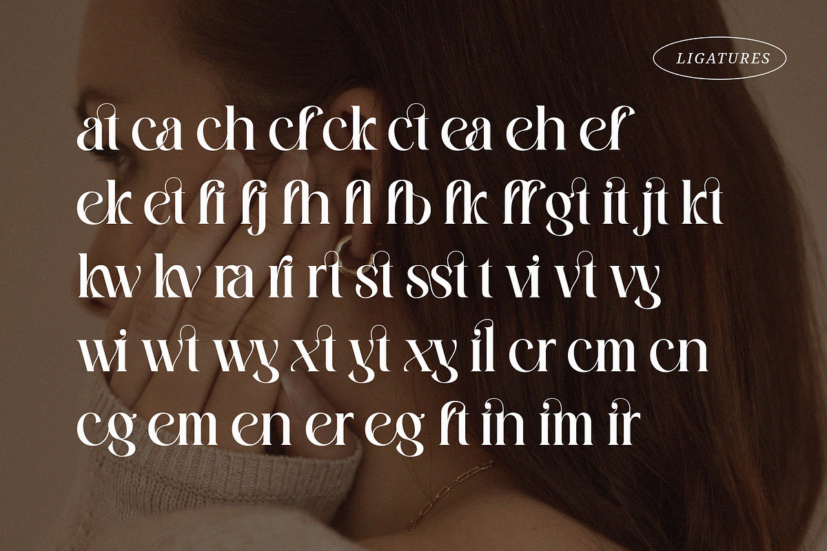 Wilkista - Ligature Typeface, a Serif Font by Graphicxell (Photo 16 of 18)