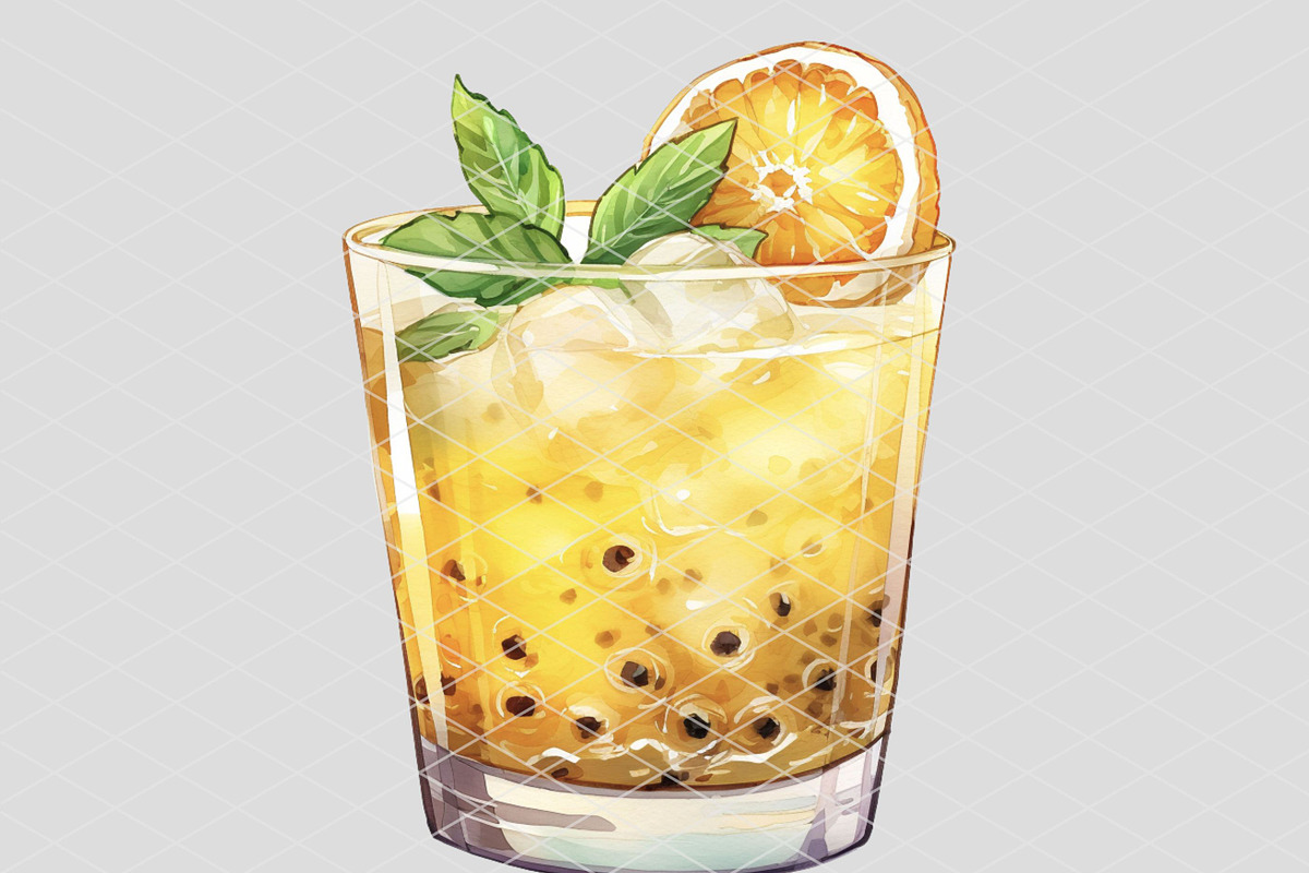 Orange Passion Fruit Cocktail, an Illustration by 1801Prints (Photo 3 of 3)