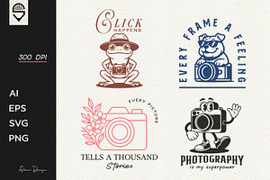 Photography & cartoon characters, a Graphic by shaondesigns
