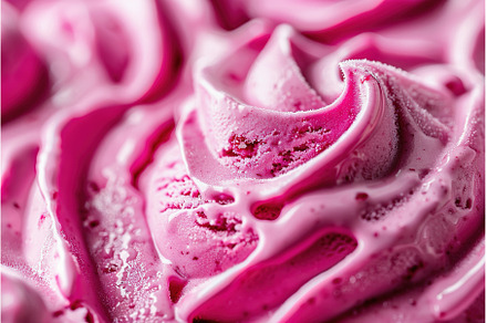 close up of raspberry ripple ice, a Food & Drink Photo by Lermont51