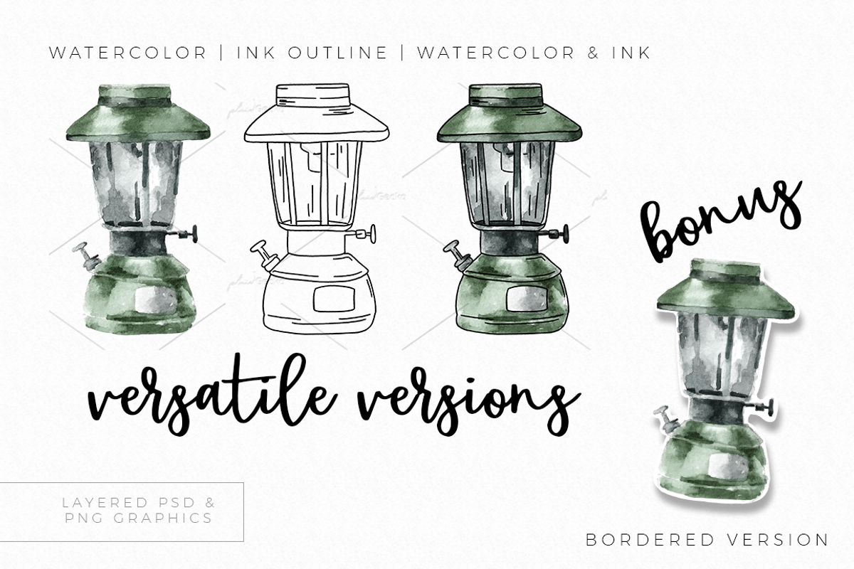 Outdoor Adventure Camping BUNDLE, an Illustration by plaidGecko (Photo 10 of 13)