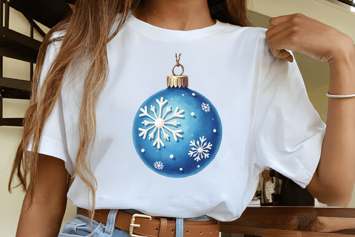 Watercolor Christmas Ornament Clipar, an Illustration by CrexoraLab (Photo 4 of 5)