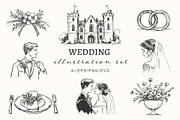 Elegant Wedding Illustration Bundle, an Object Illustration by NatalieArtShop (Thumbnail 1 of 13)