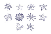 Breeds Starfish Hand-Drawn Vol. 2, an Animal Illustration by SLAB! Design (Thumbnail 2 of 3)