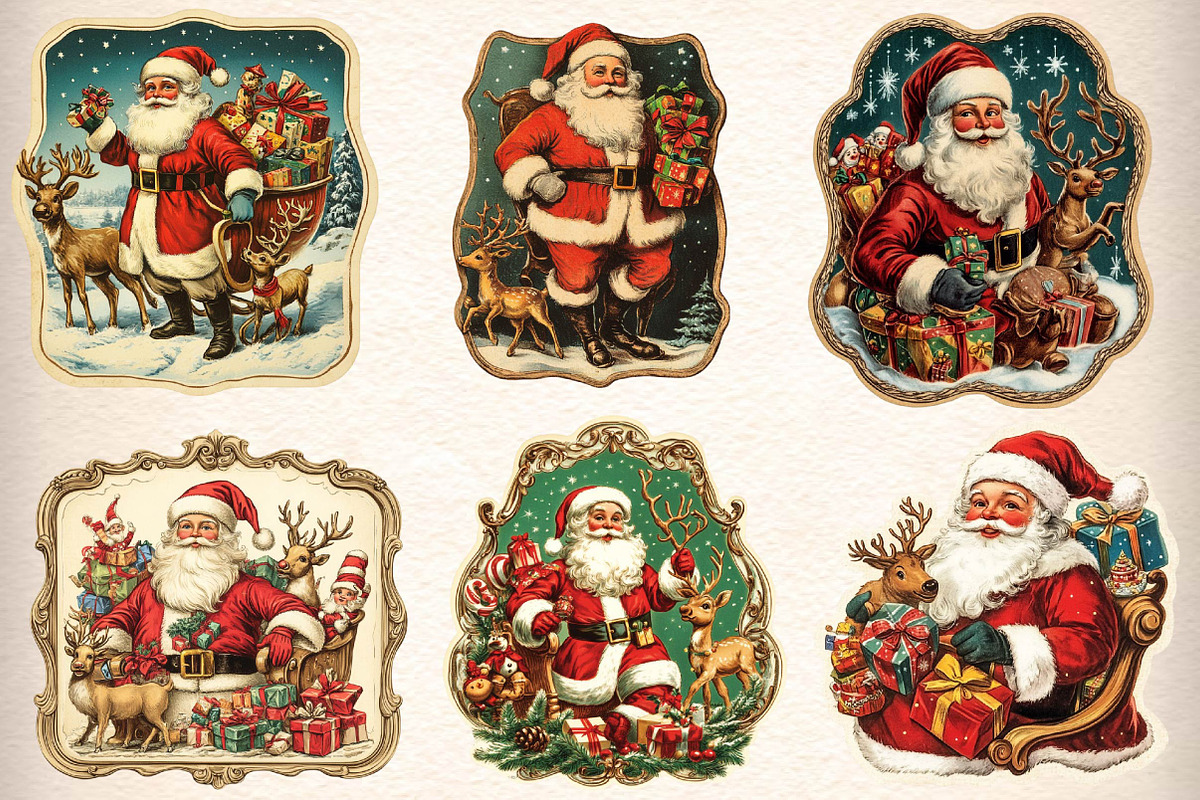 Christmas Santa Potion Label Clipart, an Illustration by CreationArt (Photo 3 of 5)
