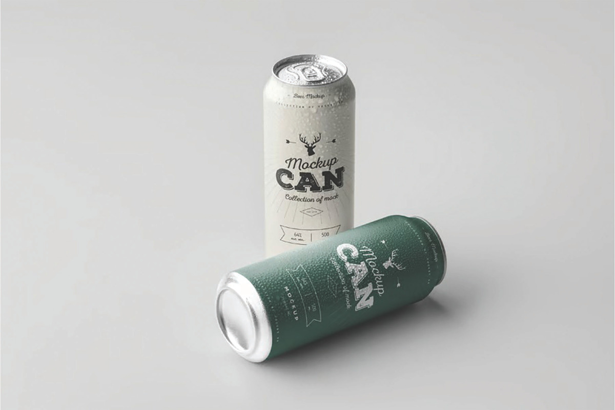 Soda Can Mockup Set, an Advertising Mockup by DesignRushMarket (Photo 13 of 14)