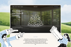 Therawell Wellness & Therapy Framer, a HTML Template by peterdraw