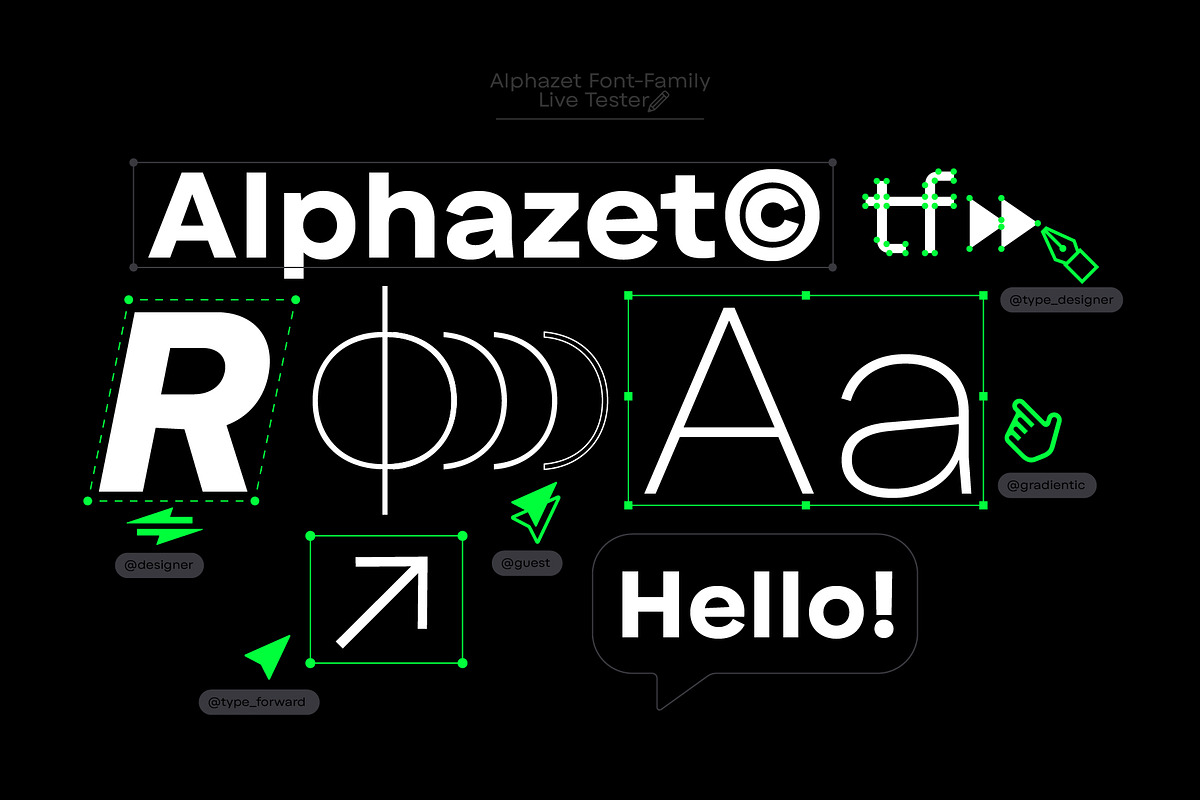 Alphazet Font-Family, a Sans Serif Font by Type Forward (Photo 5 of 8)