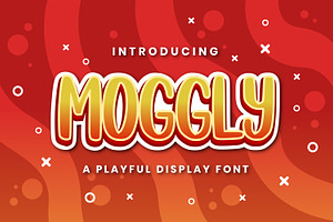 Moggly - Cute Quirky Font, a Sans Serif Font by Pixesia Studio