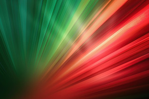 Red and green rays, abstract background, a Background Photo by AlyaAnd