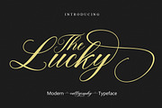 The Lucky, a Script Font by mightype (Thumbnail 1 of 11)
