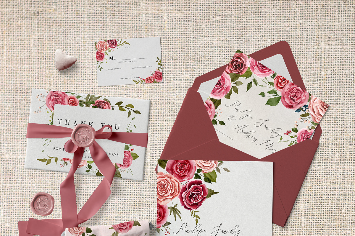 MY DEAR ROSE - Watercolor Roses, an Illustration by Backyard Rose (Photo 15 of 18)