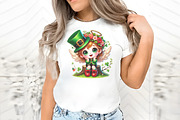 St. Patrick's Day Cute Angel Clipart, an Illustration by RobertsArt (Thumbnail 3 of 7)