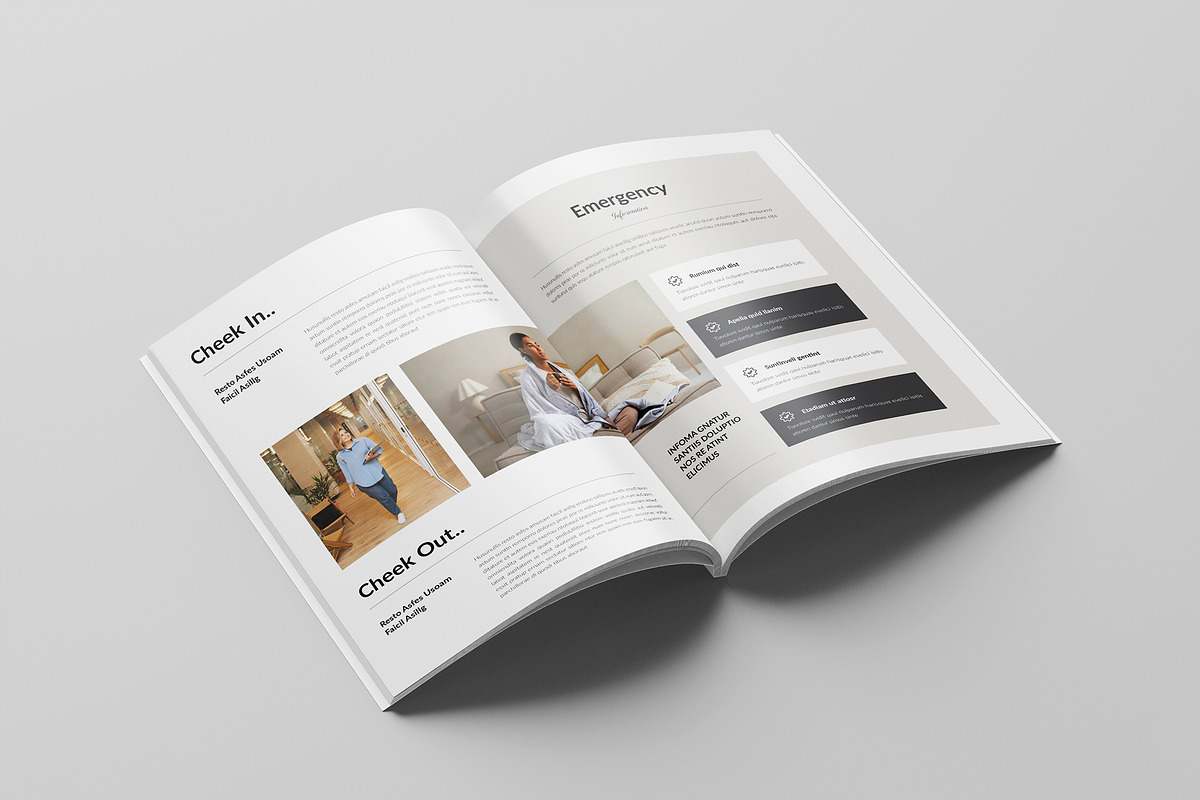 Travel Guide Brochure Template preview 4