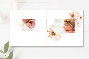 Poppies Baby Photo Album Cover