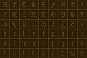 JA Gothic Textura Font, a Blackletter Font by Jackson Alves Shop (Thumbnail 6 of 6)