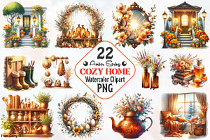Amber Spring Cozy Home Cliparts, a Transportation Illustration by RobertsArt