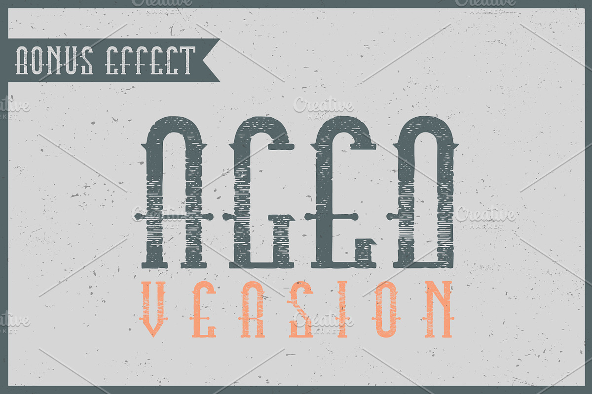 Imperial label typeface preview 4