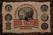 Vintage Beer Emblems Bundle, an Illustration by Harry Kasyanov (Thumbnail 1 of 9)
