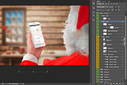 Santa Claus Christmas Mockup, a Household Mockup by RSplaneta (Thumbnail 4 of 9)