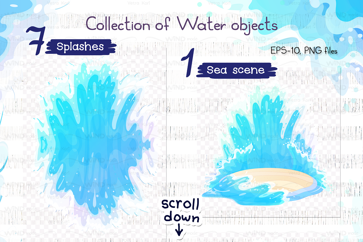 vector SET Sea dream, an Animal Illustration by WINDmade (Photo 3 of 10)