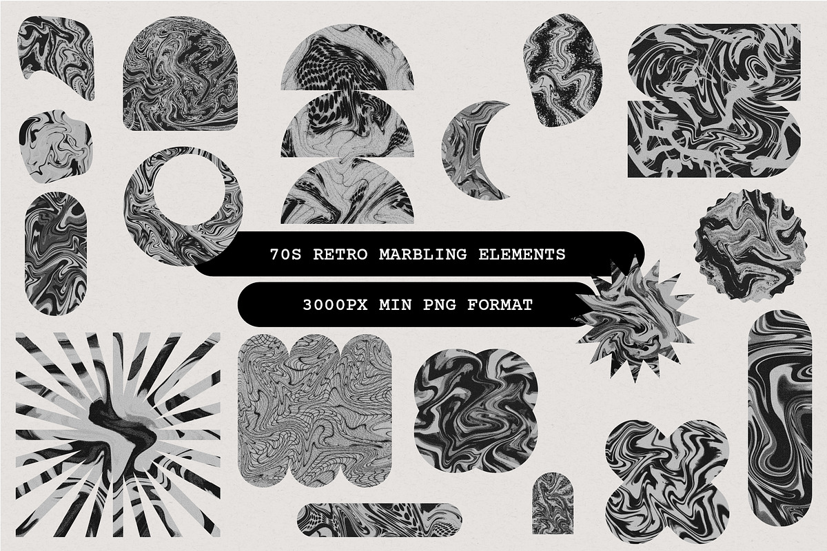 Grainy Psychedelic Marble Textures, a Texture Graphic by angelainthefields (Photo 4 of 7)