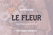 Le Fleur Hand Written Display Font, a Handwritten Font by Mastilo Designs (Thumbnail 1 of 8)