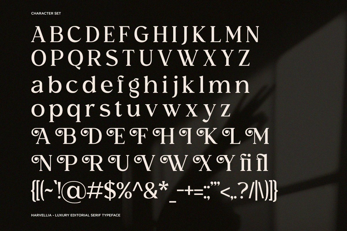 Harvellia - Luxury Magazine Serif, a Serif Font by Say Studio (Photo 8 of 10)
