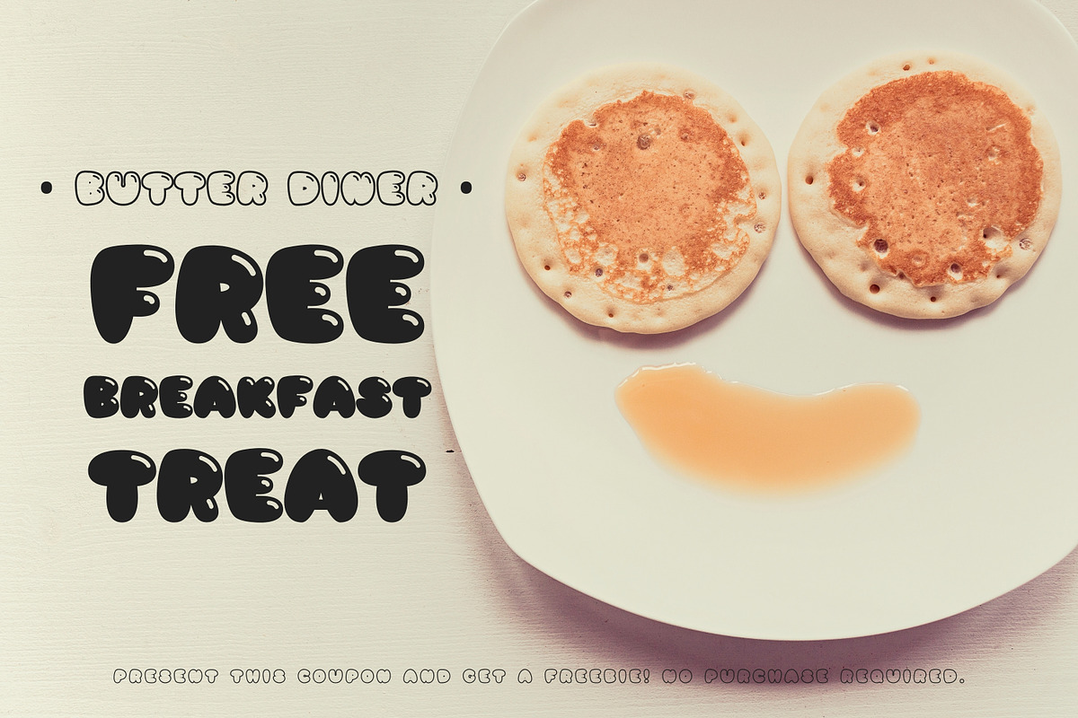 Bubble Display Font-Butter Bun Soda, a Handwritten Font by ZoloDesignHub (Photo 5 of 8)