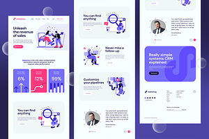 Salesmoy Landing Page Template