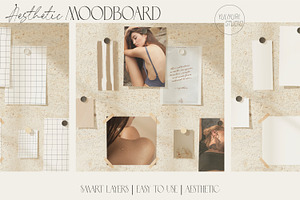 AESTHETIC MOODBOARD Mockup Kit