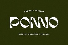 Ponno Creative Display Font