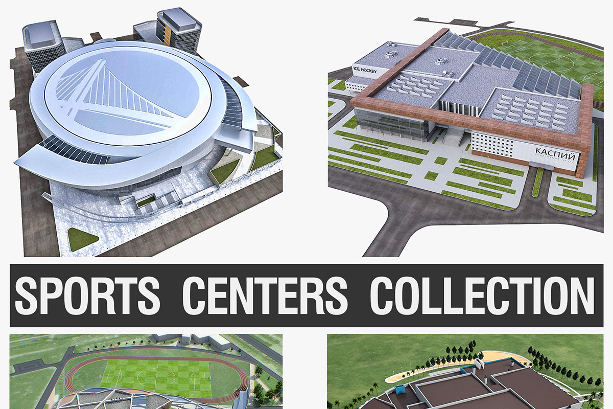 Sports Centers Collection, an Architecture 3D Model by 3DNUTS (Photo 1 of 5)
